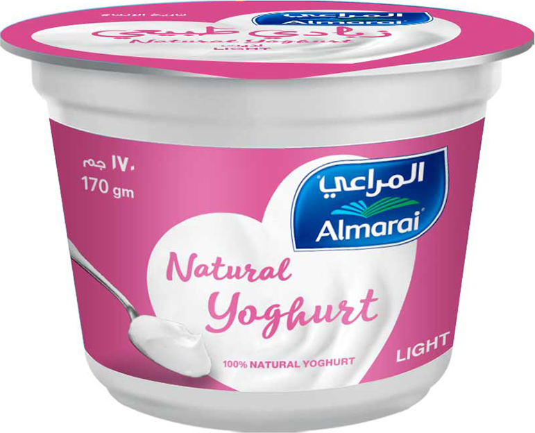 المراعي زبادي طبيعي لايت ( 170 جم )