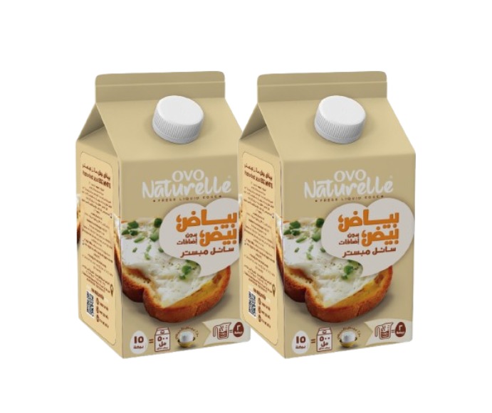 اوفو بياض بيض 15بيضه (500مل) 2 عبوه